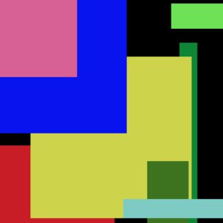 Large Soy Rooster Black