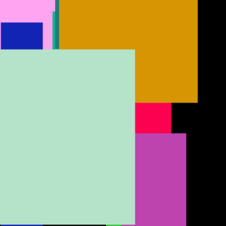 Violet Bed Natural Pink Moustache