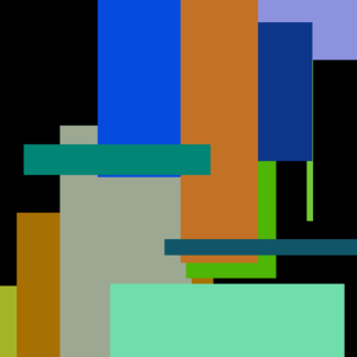 ACME Moustache Wood Blue