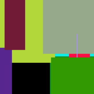 Knife Blue Hot Table