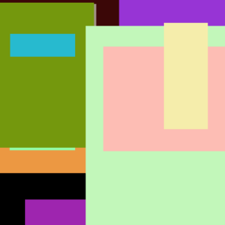 Lamb Table Black White