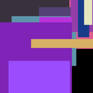 Doll Bed Lavender Rooster