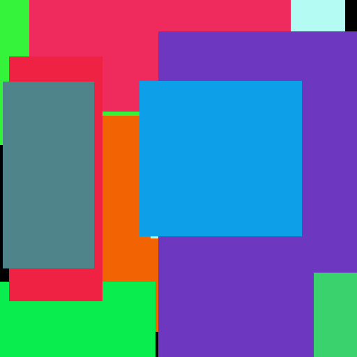 Blue Purple Microwave