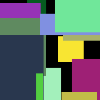 Medium Lavender Rooster Film Black