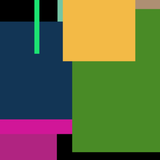 Green Blender Lime Gold Hair