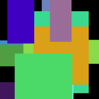 Brass Gift Blue Purple