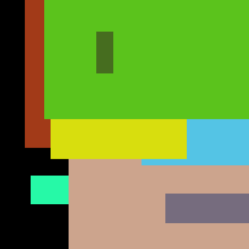 Brass Ring Shower Natural