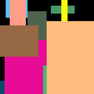 Wood Chicken Black Wood