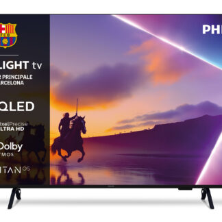 Philips Ambilight QLED 4K TV 139.7 cm (55″) 4K Ultra HD Smart TV Wi-Fi Black