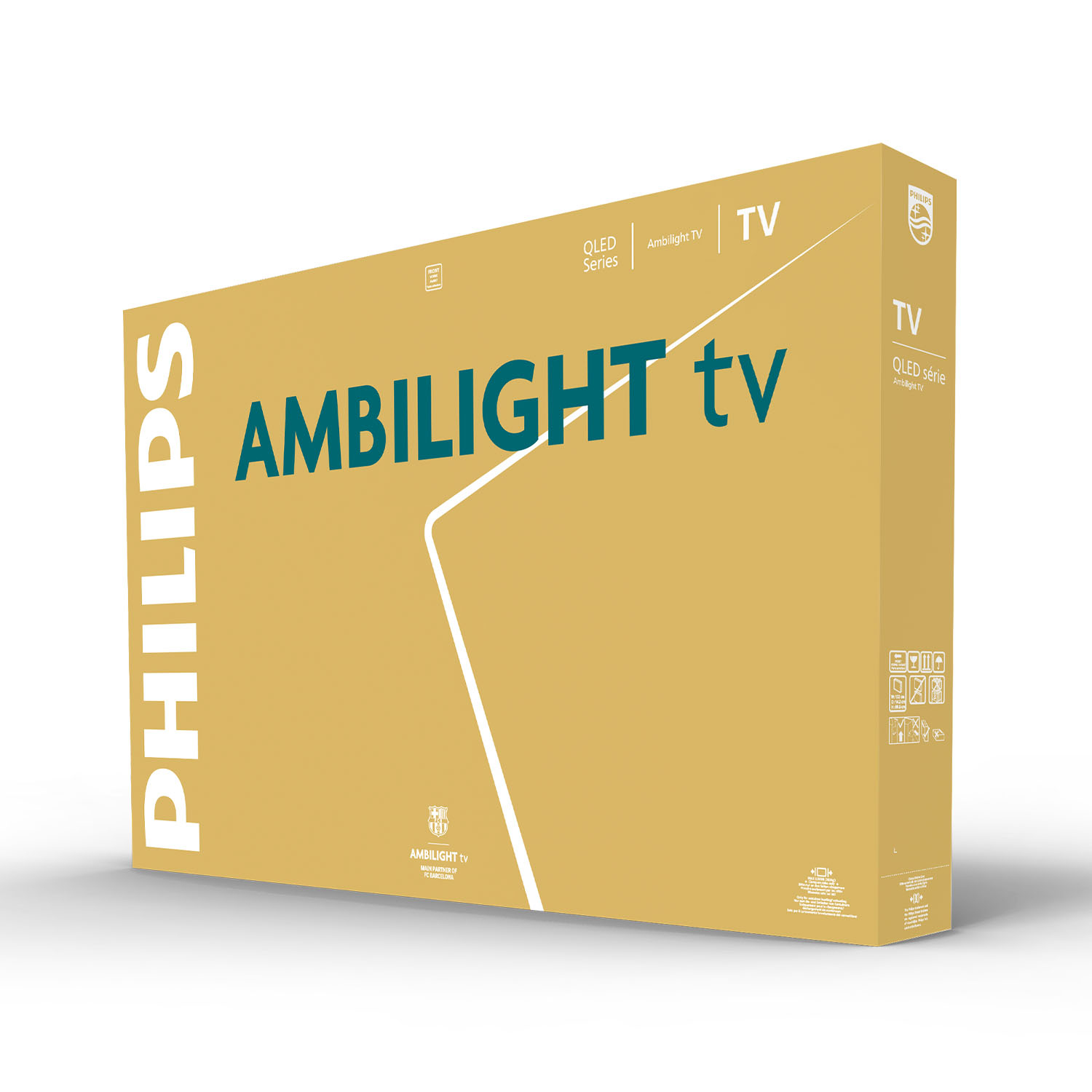 Philips Ambilight QLED 4K TV 139.7 cm (55″) 4K Ultra HD Smart TV Wi-Fi Black - Image 2