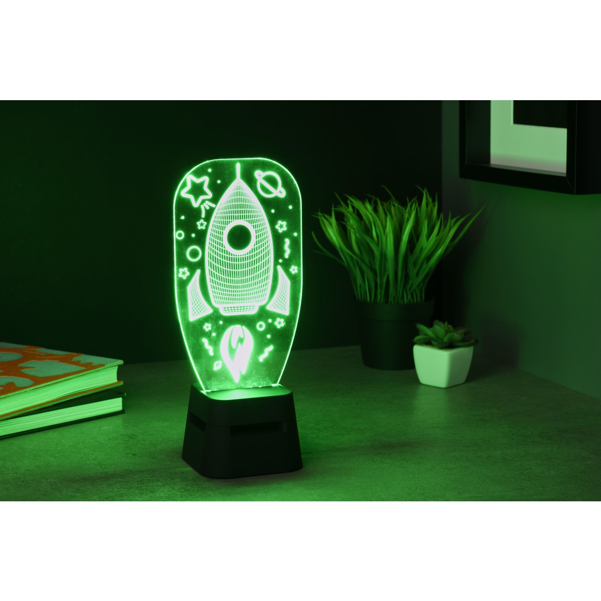 Tech Pop Speaker Bluetooth LED Lights Rocket - Image 2