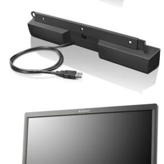 Lenovo USB Soundbar Black 2.0 channels 2.5 W