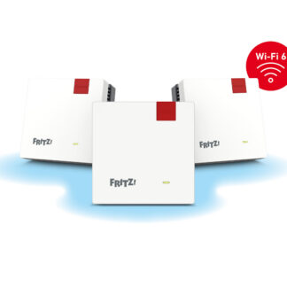 Mesh Set 1600 Dual-band (2.4 GHz / 5 GHz) Wi-Fi 6 (802.11ax) Red, White 1 Internal