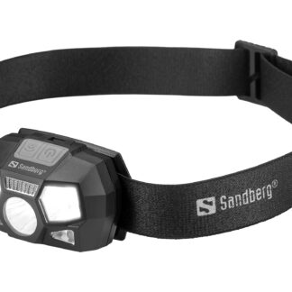 Sandberg Headlamp 5in1 Recharge Sensor Black Headband flashlight LED