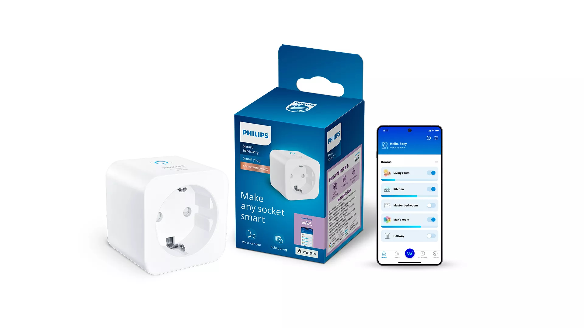 Philips Smart Plug Matter Type F, 1-Pack - Image 2