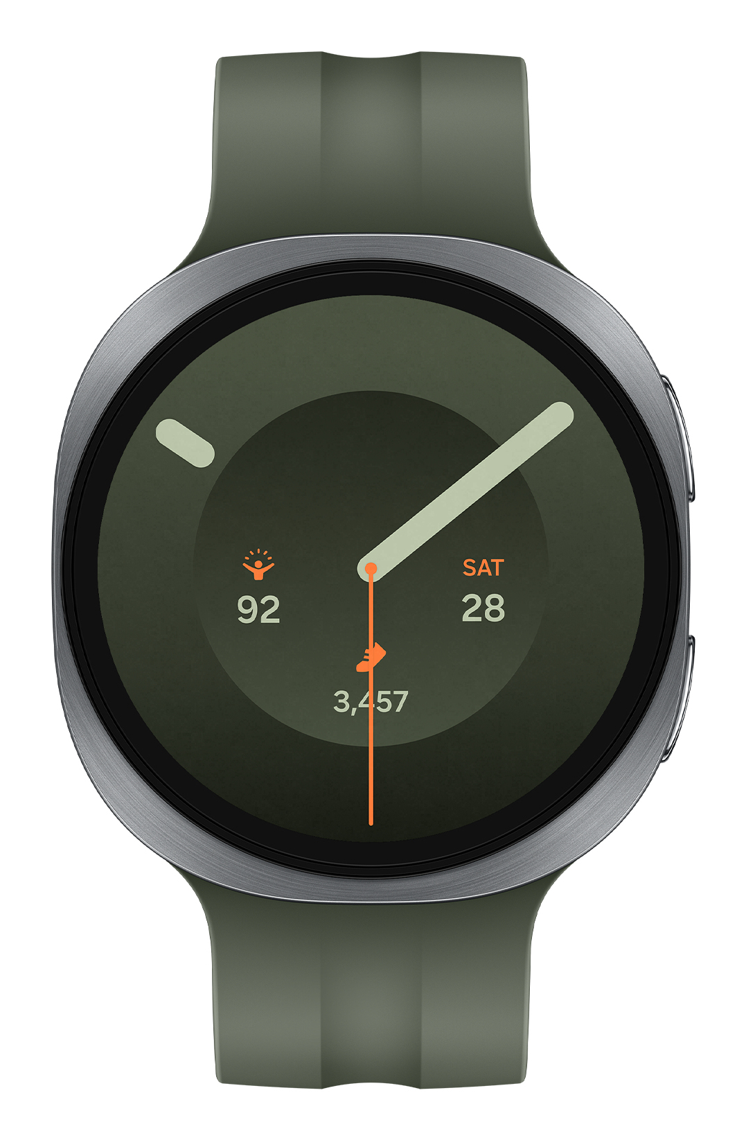 Samsung Galaxy Watch9 3.81 cm (1.5″) AMOLED 44 mm Digital 480 x 480 pixels Touchscreen Silver Wi-Fi GPS (satellite) - Image 2